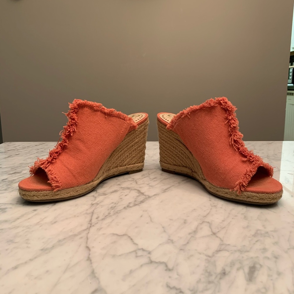 Barely worn, size 7 Wedge sandals!